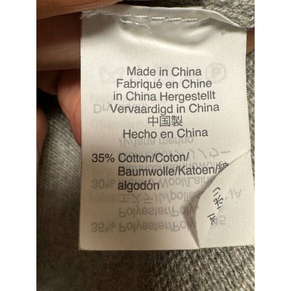 J. CREW 365 Sophie Open Front Gray Sweater Blazer, Merino Wool Blend, Sz XS - Picture 6 of 8